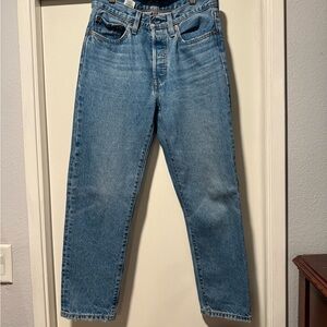 Levi's 501 Straight Blue Jeans Women